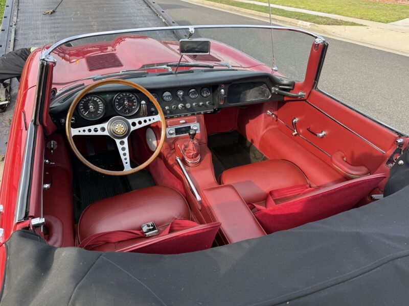 1964 Jaguar XKE (Jaguar E-Type) roadster donated to DVEN, to be auctioned January 2026 to support veterans