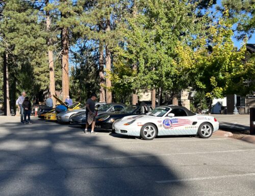 Rally4Vets Porsche with a Purpose Visits Big Bear