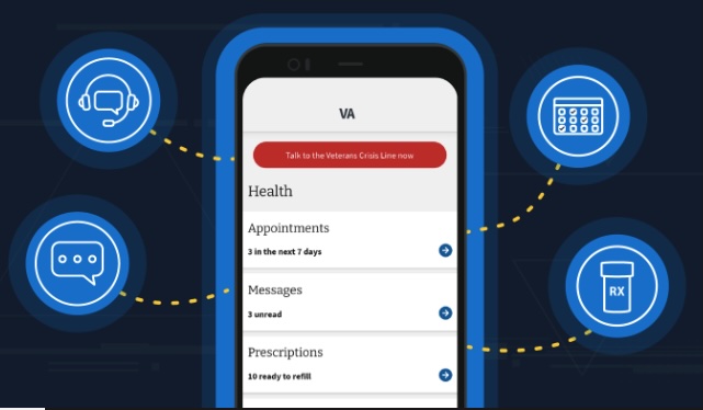 picture of the VA Health App